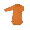Petit Bateau. Cognacfarvet body med lille rullekrave