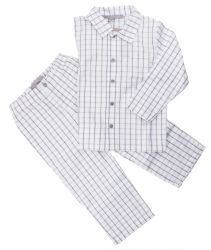 YCC. Ternet pyjamas i bedstefar stil