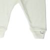 Celavi. Baby uld legging i råhvid merinould, udsnit 