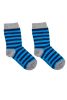 Decoy. Stribede sokker i mellemblå og marineblå striber