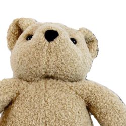 Soft bouclé bamse, udsnit