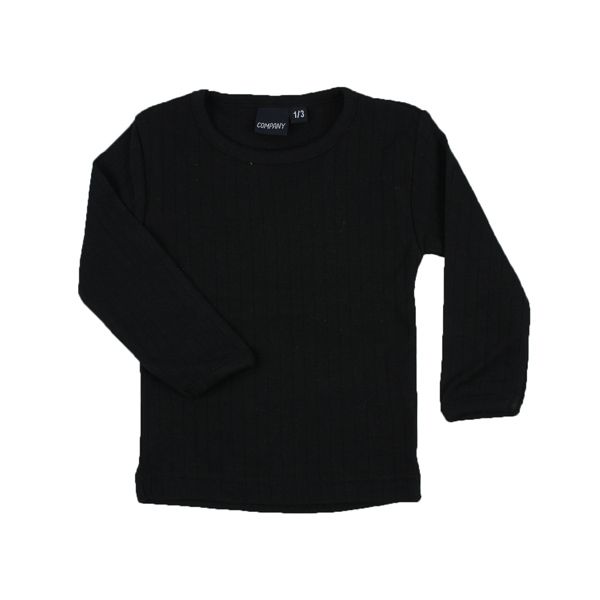 Company. Baby ribbluse i sort