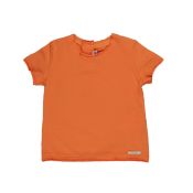 Confetti by Absorba. Orange baby bluse med rå kanter 