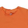 Confetti by Absorba. Orange baby bluse med rå kanter, udsnit