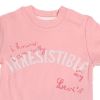 Levi's. Rosa t-shirt med print, udsnit