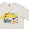 Tommy Hilfiger. Hvid kortærmet Paradise t-shirt, udsnit