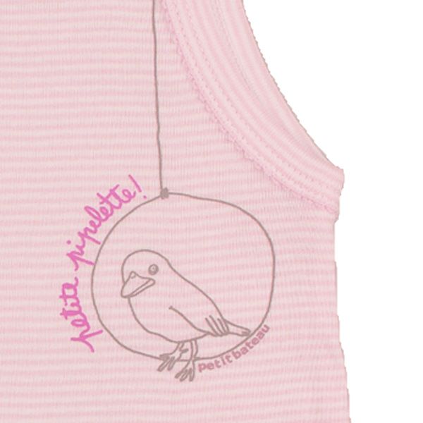 Petit Bateau. Chemise med tynde stropper, print