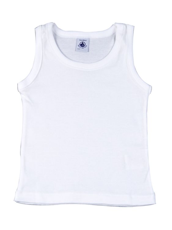 Petit Bateau. Klassisk hvid undertrøje