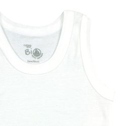 Petit Bateau. Undertrøje, hvid med print, overdel