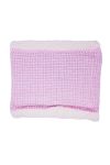 Halsedisse med plydsfoer, rosa
