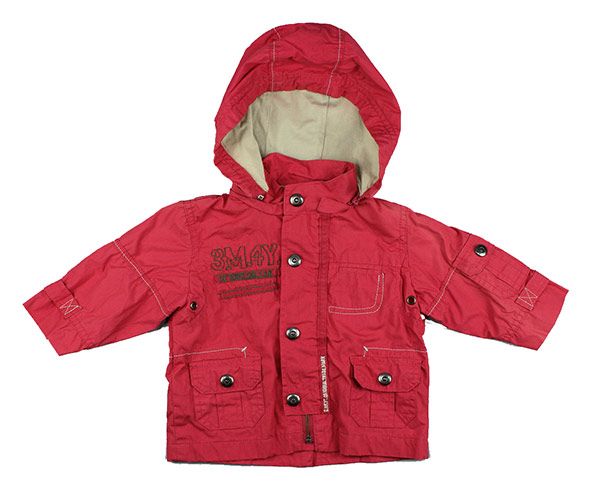 Confetti by Absorba. Vindjakke i mørk rød med mange detaljer