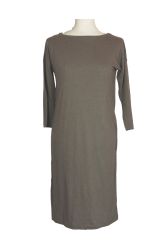 Petit Bateau. Jerseykjole med uld og silke. Uden  bælte