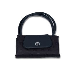 Bon Goût. Folde shopper i sort, sammenfoldet