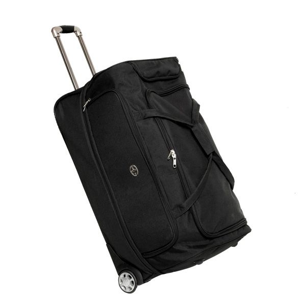 Bon Goût. Stor rejsetaske med hjul XL, sort dufflebag
