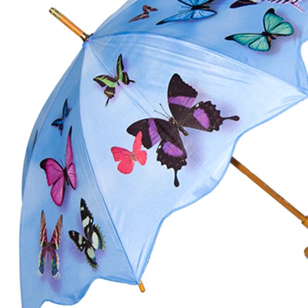 Gara Accessories. Paraply med sommerfugle, udsnit