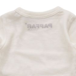 Papfar. Uldbody - råhvid, bag