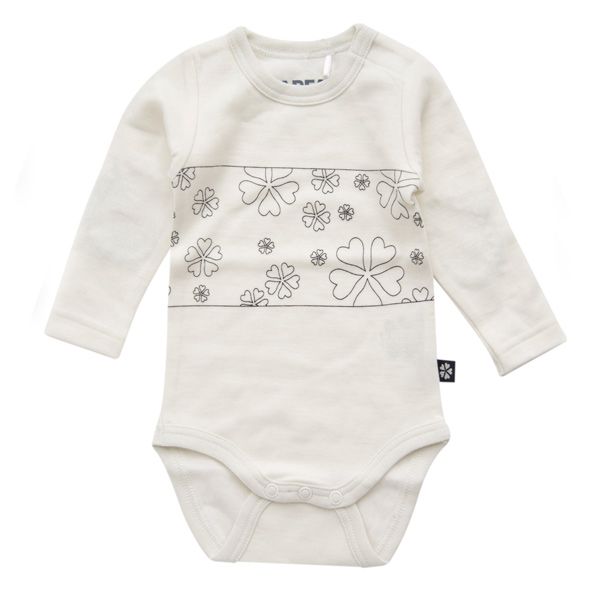 Papfar. Uldbody  med bomuld - råhvid