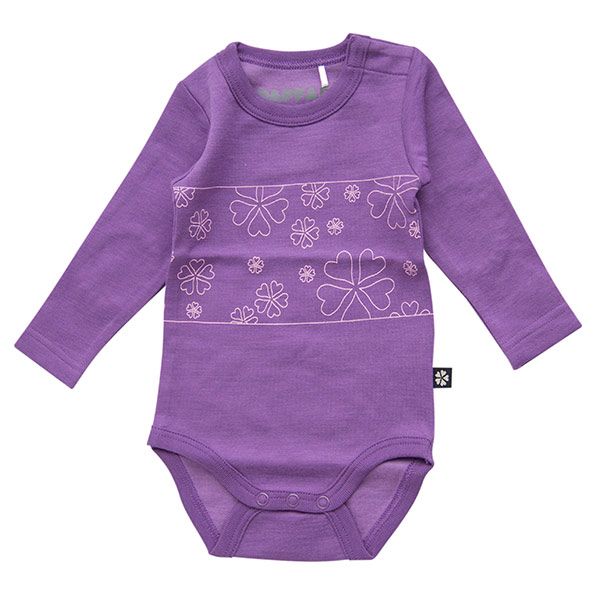 Papfar. Uldbody med bomuld - lilla