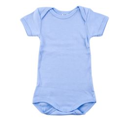 Petit Bateau. Lys blå kortærmet body