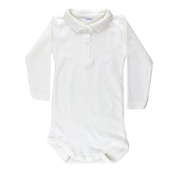 Petit Bateau. Råhvid polobody