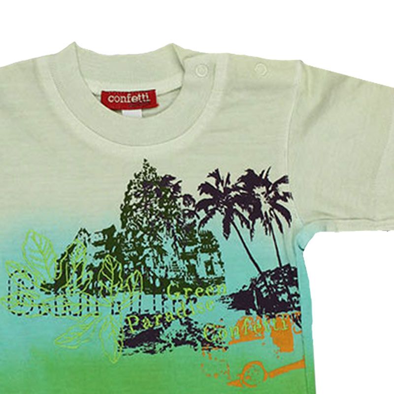 Absorba. Baby t-shirt  med palmeø - dreng udsnit