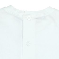 Absorba. Hvid kortærmet piget  bluse, bag-udsnit