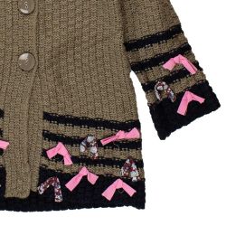 Confetti by Absorba - Cardigan med sløjfer - sløjfer nærfoto