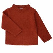 Tom Bus. Rustfarvet striksweater