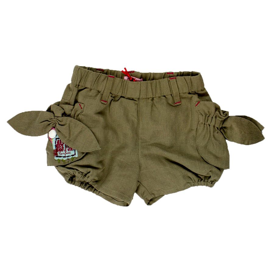 Confetti by Absorba. Babyshorts khaki til pige