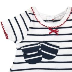 Absorba. Babykjole i maritimt look, udsnit