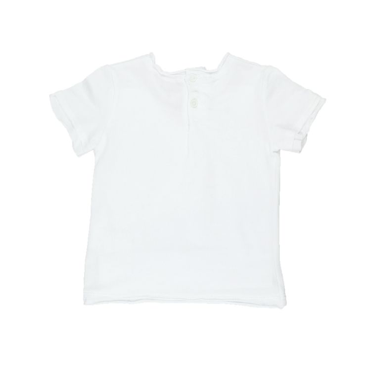 Confetti by Absorba. Yndig hvid baby bluse med korte ærmer, bag