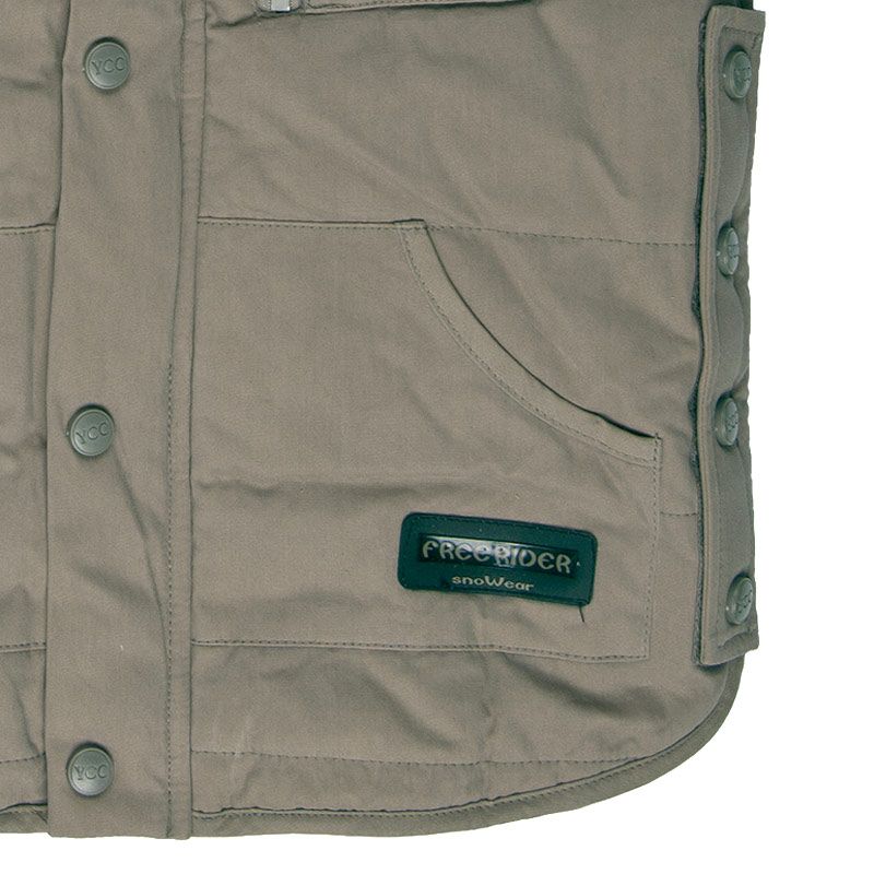 Urban Style YCC. Dynevest i lys khaki, udsnit