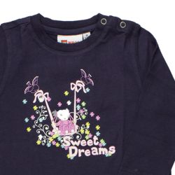 LegoWear. Pyjamas to-delt i mørk lilla, udsnit 