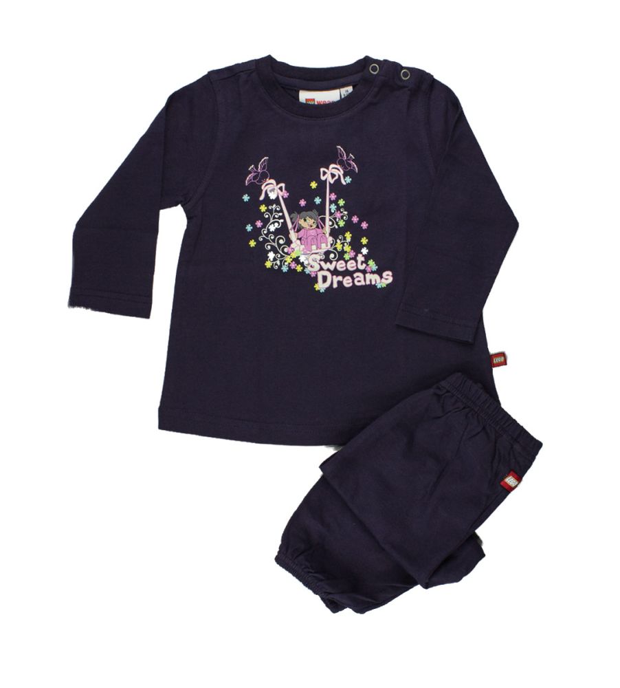 LegoWear. Pyjamas to-delt i mørk lilla