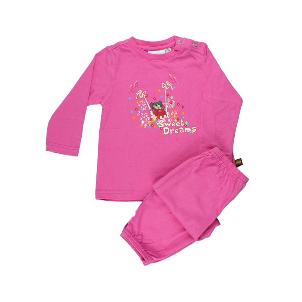 LegoWear. To-delt pink pyjamas med print