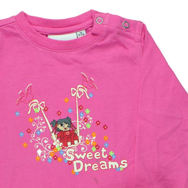 LegoWear. To-delt pink pyjamas med print,  udsnit