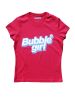 Tommy Hilfiger. Rød T-shirt med Bubble Girl