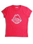 Tommy Hilfiger. Rød t-shirt med abstrakt print