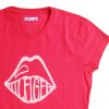 Tommy Hilfiger. Rød t-shirt med abstrakt print