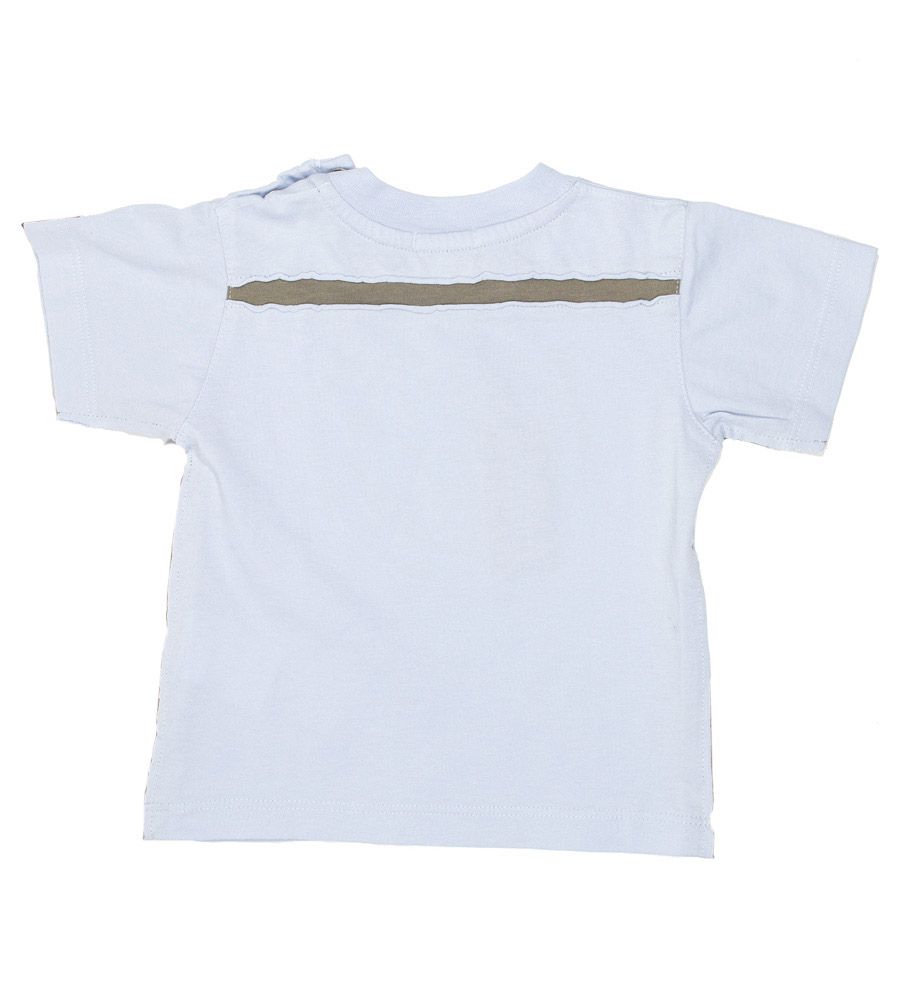 Confetti by Absorba. Lyseblå baby t-shirt med mange detaljer, bagfra