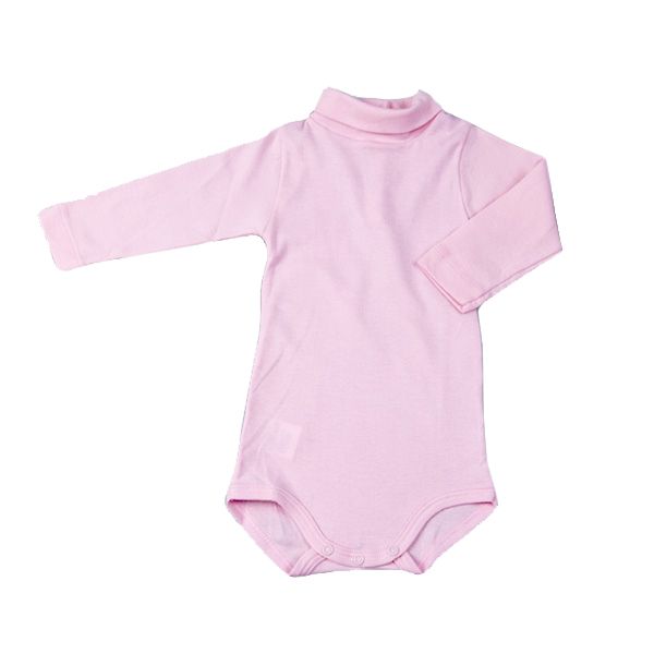 Petit Bateau. Lyserød body med lille rullekrave