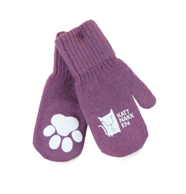 Kattnakken. Lilla uldvanter