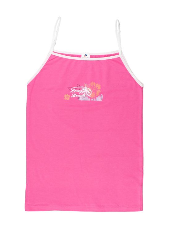 Absorba. Pink pige undertrøje / chemisetop med hvide kantstropper