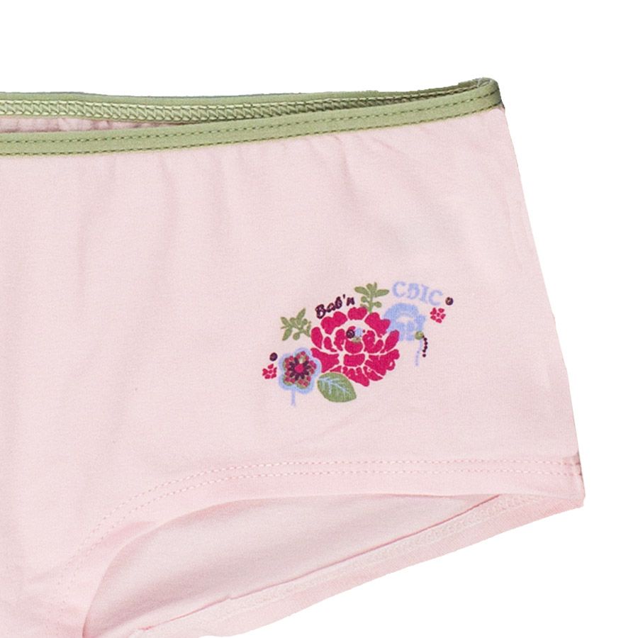 Absorba. Hipsters, rosa m. lille blomsterprint, udsnit