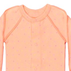 Absorba. Lys orange body med udvendige sømme, udsnit