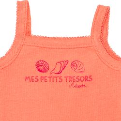 Absorba. Orange body med stropper, udsnit