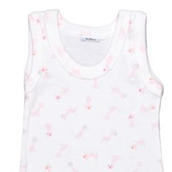 Petit Bateau,.Katteprint på body uden ærmer. Udsnit