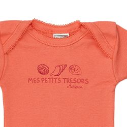 Absorba. Orange body med korte ærmer, udsnit
