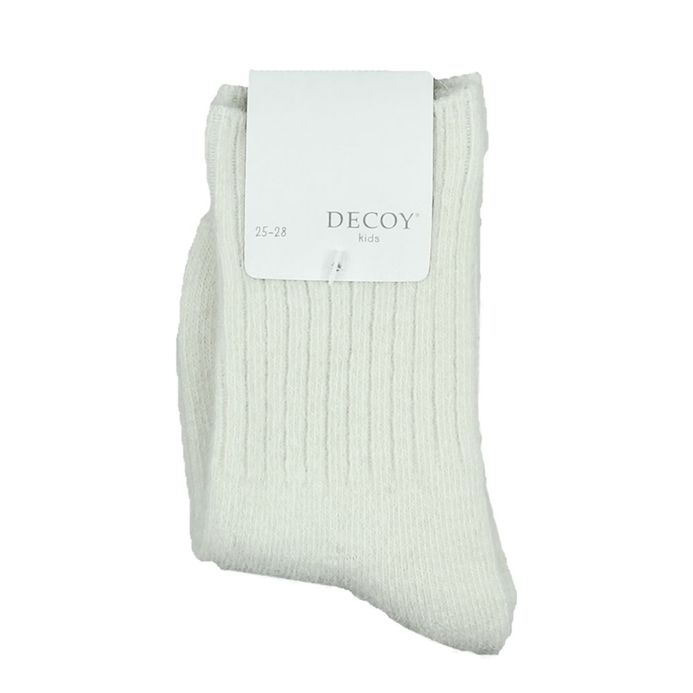 Decoy. Angora uldsokker i råhvid, pakket
