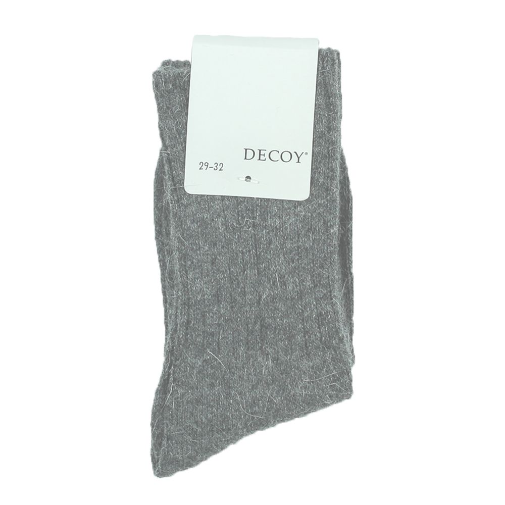 Decoy. Uld og angora sokker i mellemgrå, pakning